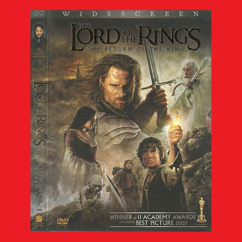 DVD - THE LORD OF THE RINGS - RETURN OF THE KING - ZONE 2 EDITION