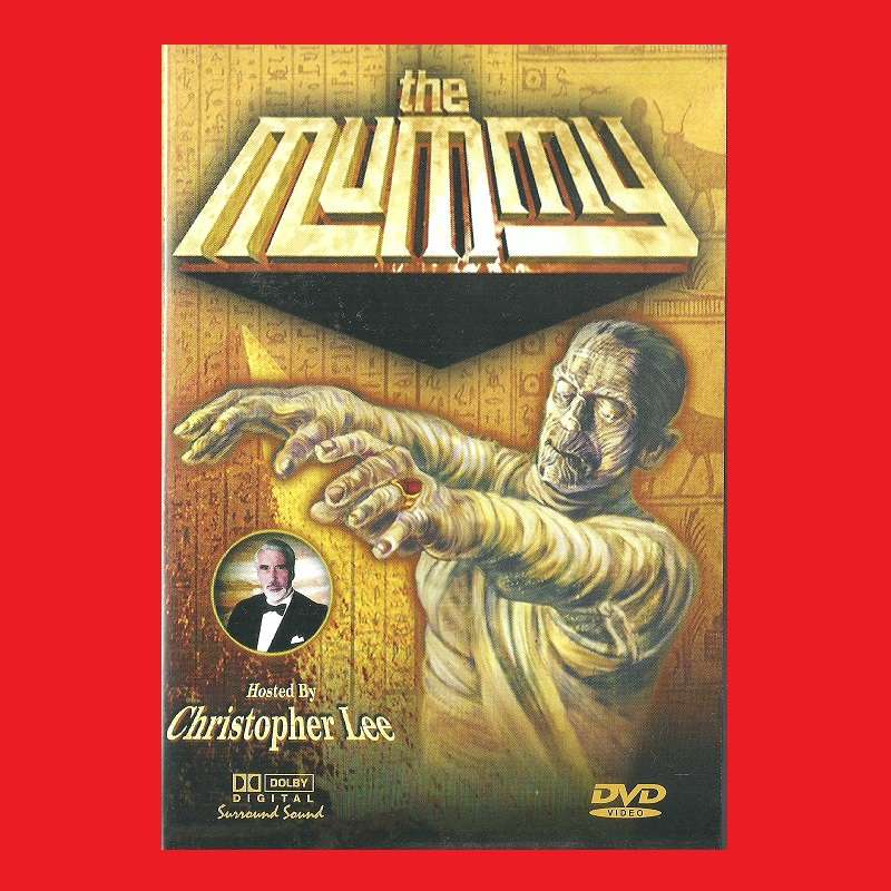 SALE! EXTREMELY RARE DVD - THE MUMMY HOSTED BY CHRISTOPHER LEE  - REGION 1 EDITION
