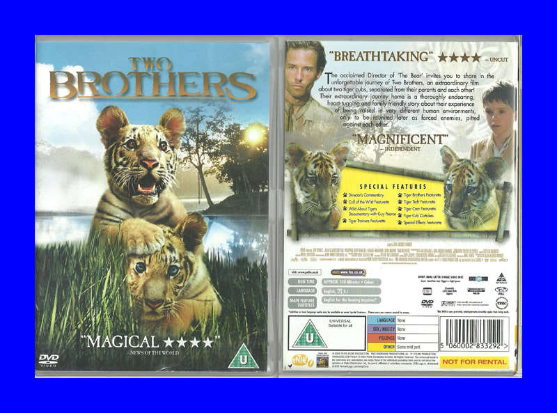 DVD - TWO BROTHERS [REGION 2 EDITION]