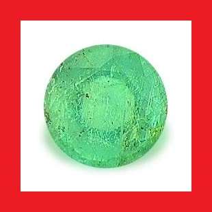 EMERALD [Brazil] - MEDIUM GREEN ROUND FACET - 0.24cts