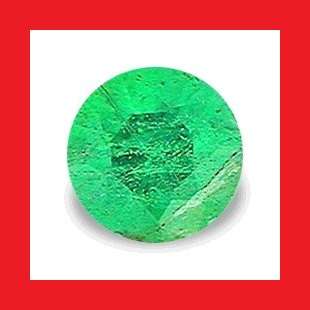 EMERALD [Zambia] - NICE GREEN ROUND CUT - 0.07cts