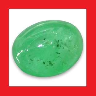 Emerald [Brazil] - Oval Shape Cabochon - 0.36cts