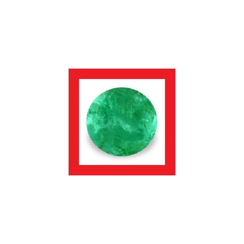 EMERALD [Brazil] - RICH GREEN ROUND CUT - 0.07cts