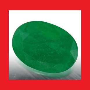 EMERALD [Africa] - RICH GREEN OVAL FACET - 0.59cts