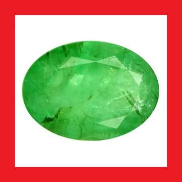 EMERALD (COLOMBIA) - GREEN OVAL FACET - 2.30cts