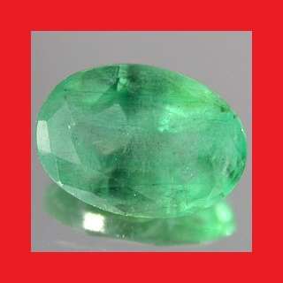 Emerald [Zambia] - Faceted  Oval Shape - 0.81cts