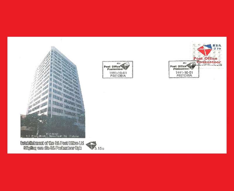 First Day Cover 1991/10/01