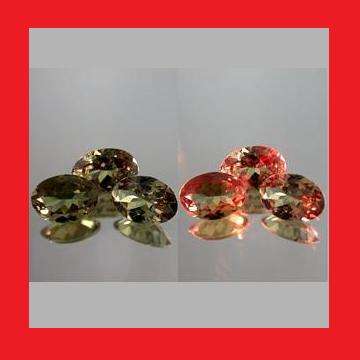 GARNET - Faceted Colour Change Oval Shape - 0.74cts