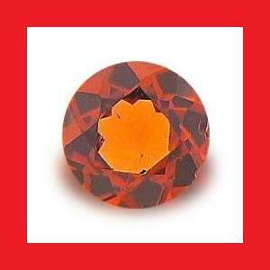 GARNET [Mozambique] - 20 x Orange Faceted Round Shape - Total 1.07cts