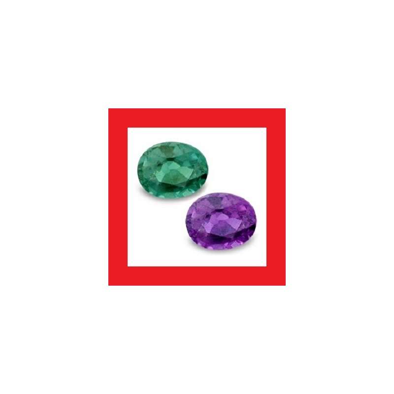 GARNET (Africa) - Faceted Colour Change Oval Shape - 0.15cts