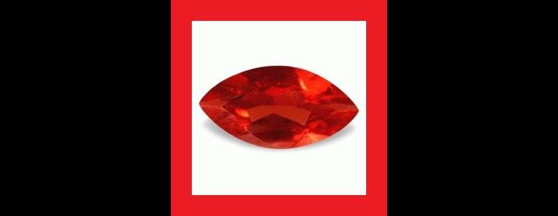 GARNET [Mozambique] - Faceted Marquise Shape - 0.96cts