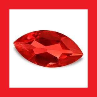 GARNET [Mozambique] - Faceted Orange Red Marquise Shape - 0.90cts