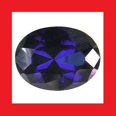 SAPPHIRE [Diffusion] - Faceted Cornflower Blue Oval Shape - 1.69cts