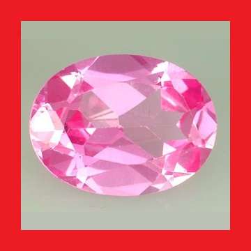 SAPPHIRE [Created] - Pink Faceted Oval Shape - 10.15cts