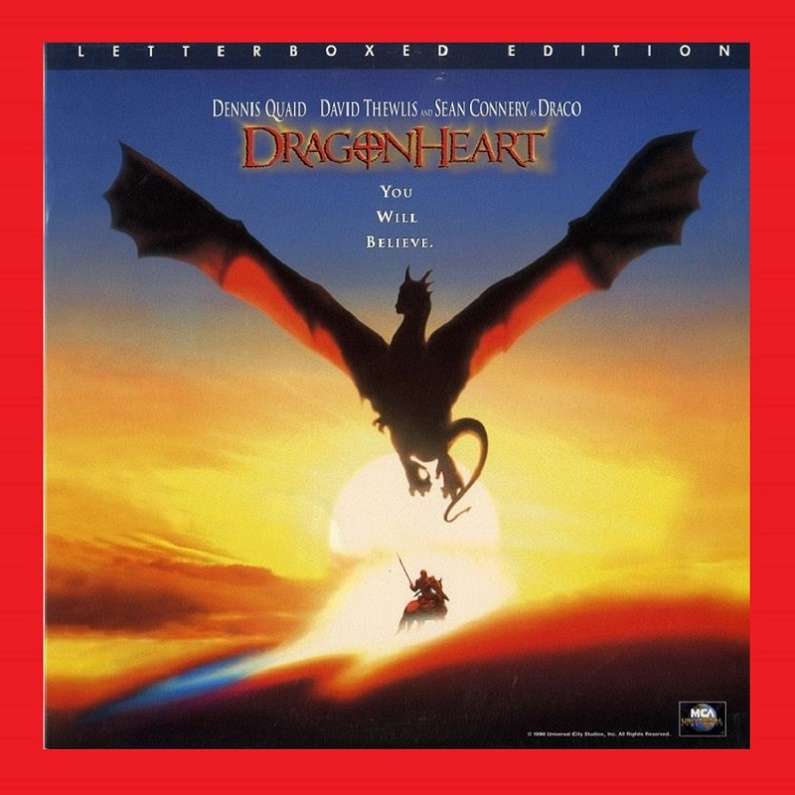 LaserDisc - Dragonheart (Letterbox Edition)