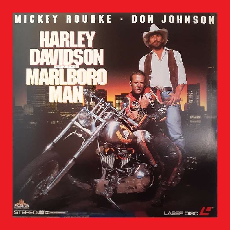 LASERDISC - HARLEY DAVIDSON AND THE MARLBORO MAN