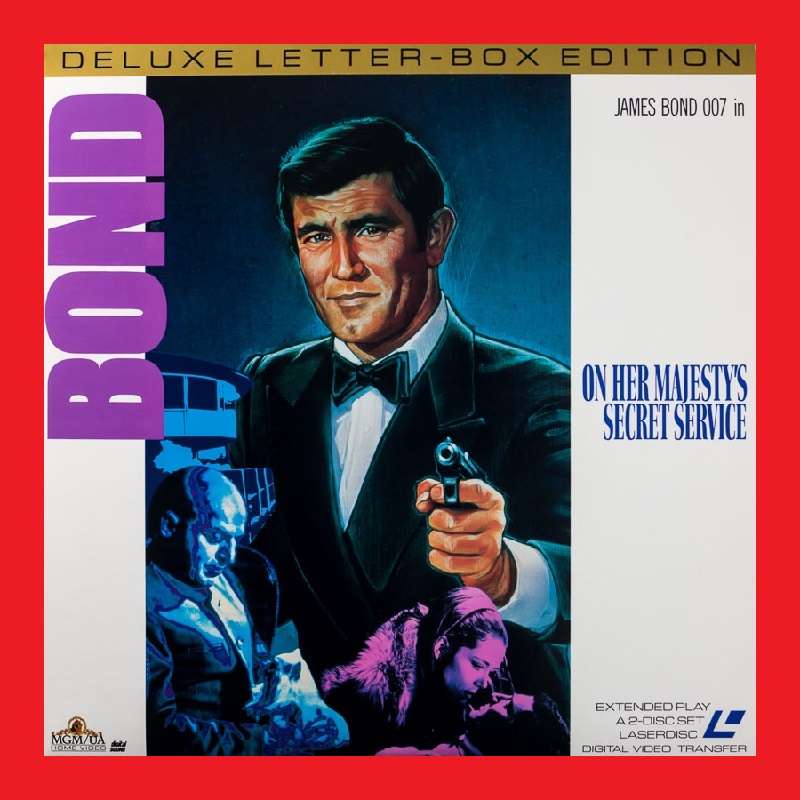 LASERDISC - ON HER MAJESTY`S SECRET SERVICE [DELUXE LETTER-BOX EDITION]