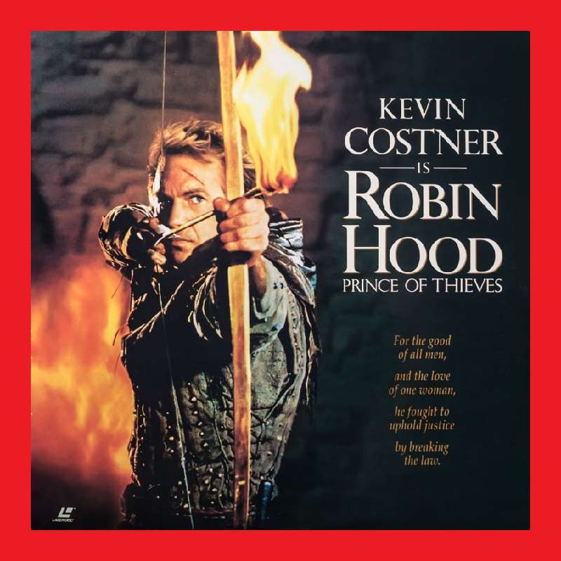 RARE LASERDISC - ROBIN HOOD PRINCE OF THIEVES
