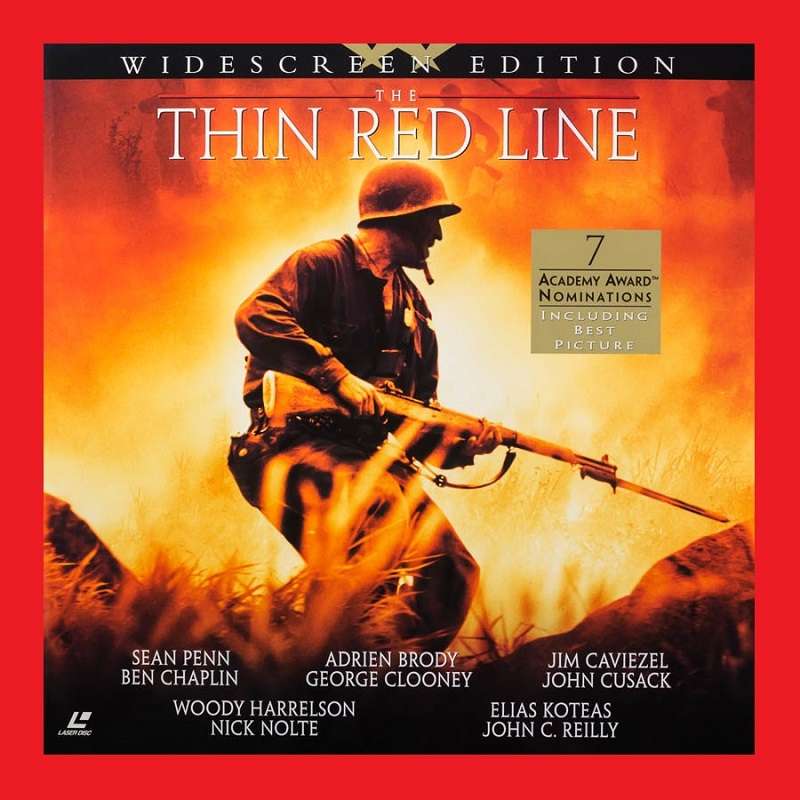 RARE LASERDISC - THE THIN RED LINE [WIDESCREEN EDITION]
