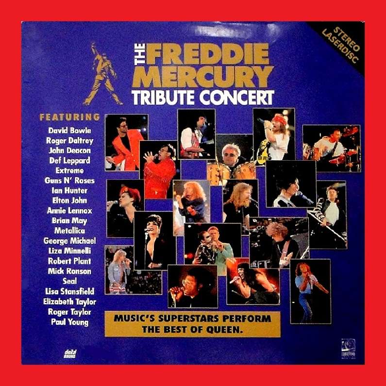 LASERDISC - THE FREDDY MERCURY TRIBUTE CONCERT