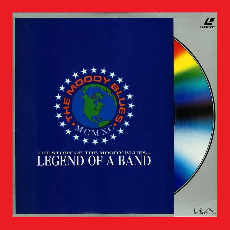 LASERDISC - THE MOODY BLUES  LEGEND OF A BAND