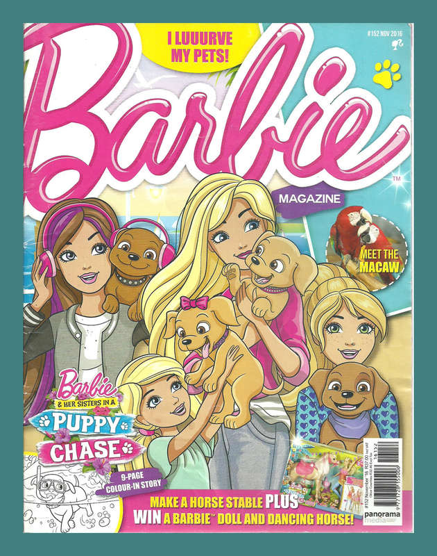 BARBIE MAGAZINE #152 NOVEMBER 2016