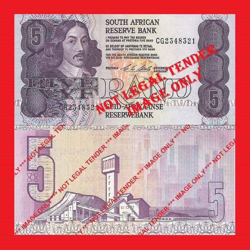 C.L. Stals R5 1st Issue UNC Banknote Serial CG2348321