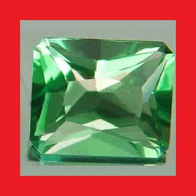Fluorite - Faceted Rectangle Shape - 5.05cts