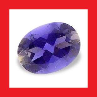 IOLITE - BLUE PURPLE OVAL FACET - 1.44cts