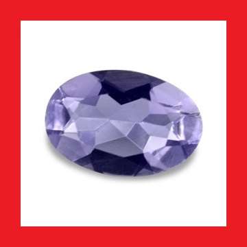 IOLITE - NICE VIOLET OVAL CUT - 0.335cts