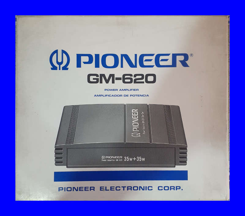 PIONEER VINTAGE GM-620 CAR POWER AMPLIFIER - IN ORIGINAL SEALED PACKAGING