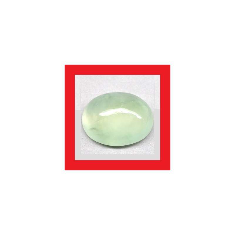 Prehnite [Mali, Africa] - Oval Shape Cabochon - 9.96cts