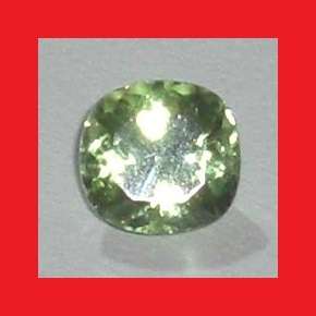 Peridot [Myanmar] - Faceted Square Shape - 1.015cts