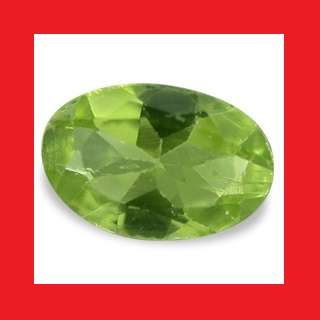 PERIDOT - NICE GREEN OVAL CUT - 0.41cts