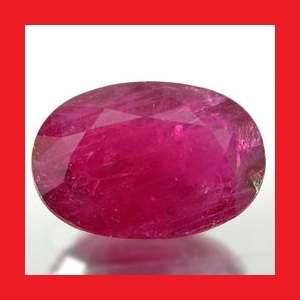 RUBY (AFRICA) - PIGEON BLOOD RED OVAL FACET - 2.785cts