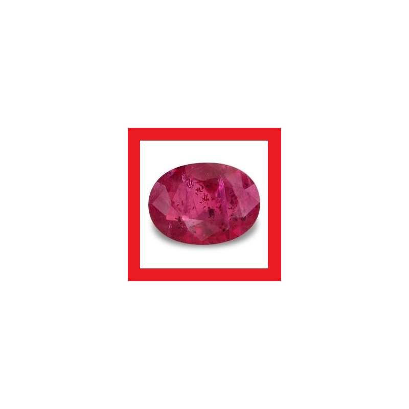 Ruby [Africa] - Faceted Oval Shape - 1.45cts