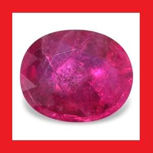 RUBY (AFRICA) - PIGEON BLOOD RED OVAL FACET - 2.385cts