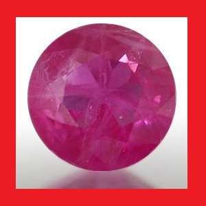 RUBY (Myanmar) - Rich Red Round Facet - 0.32cts