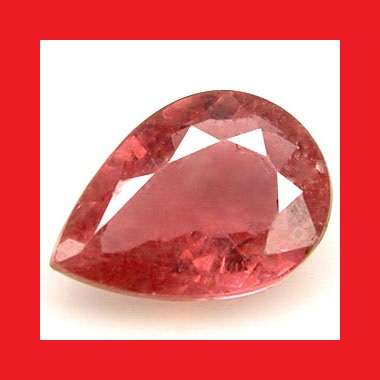 Ruby [Africa] - Faceted Pear Shape - 1.20cts