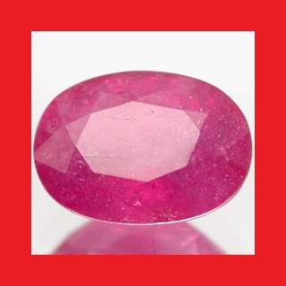 Ruby [Myanmar] - Faceted Oval Shape - 0.68cts