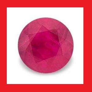 RUBY [Myanmar] - BEST PIGEON BLOOD RED ROUND DIAMOND CUT - 0.29cts