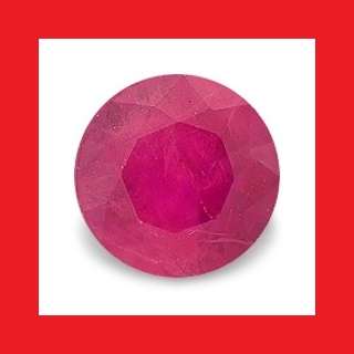 RUBY [Myanmar] - Faceted Round Shape Matched Pair - 0.94cts