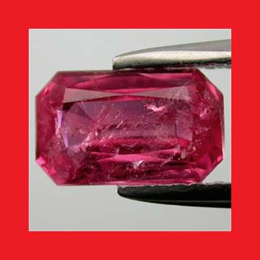 RUBY [Myanmar] - Faceted Rectangle Shape - 1.34cts