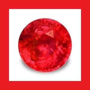 RUBY (MYANMAR) - Nice Pigeon Blood Red Round Facet - 0.345cts