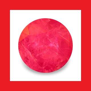 Ruby [Myanmar] - Faceted Round Shape - 0.63cts