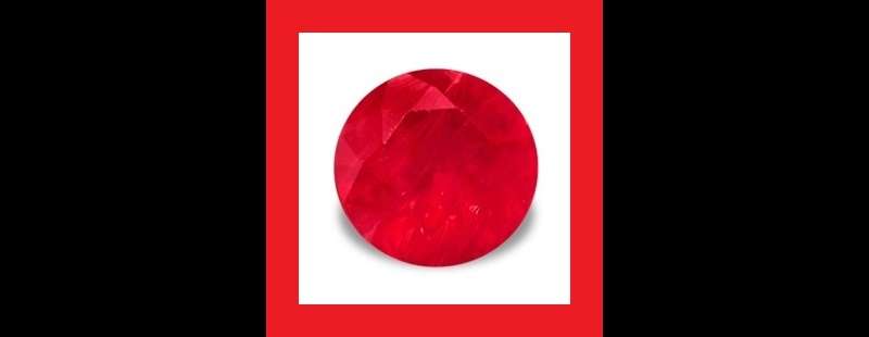 Ruby (Myanmar) - Top Red Round Facet - 0.20cts