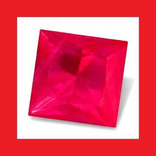 Ruby [Myanmar] - Faceted Square Shape - 0.25cts