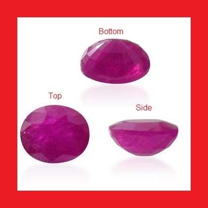 Ruby [Myanmar] - Faceted Oval Shape - 0.885cts