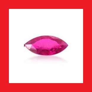 RUBY (Natural Burma) - TOP RICH PINK MARQUISE FACET - 0.56cts