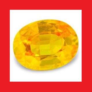 SAPPHIRE (Natural Africa) - GOLDEN YELLOW OVAL FACET - 0.78cts